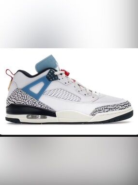 Jordan Spizike Low White/Navy) Men (13) Retail $175